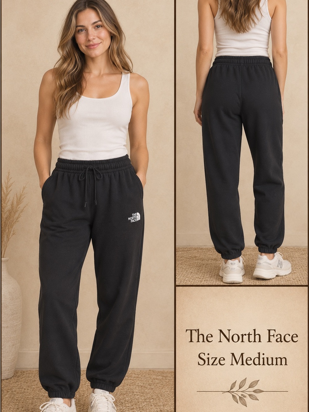 The North Face Women's Black Drawstring Joggers